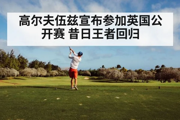 高尔夫伍兹宣布参加英国公开赛 昔日王者回归